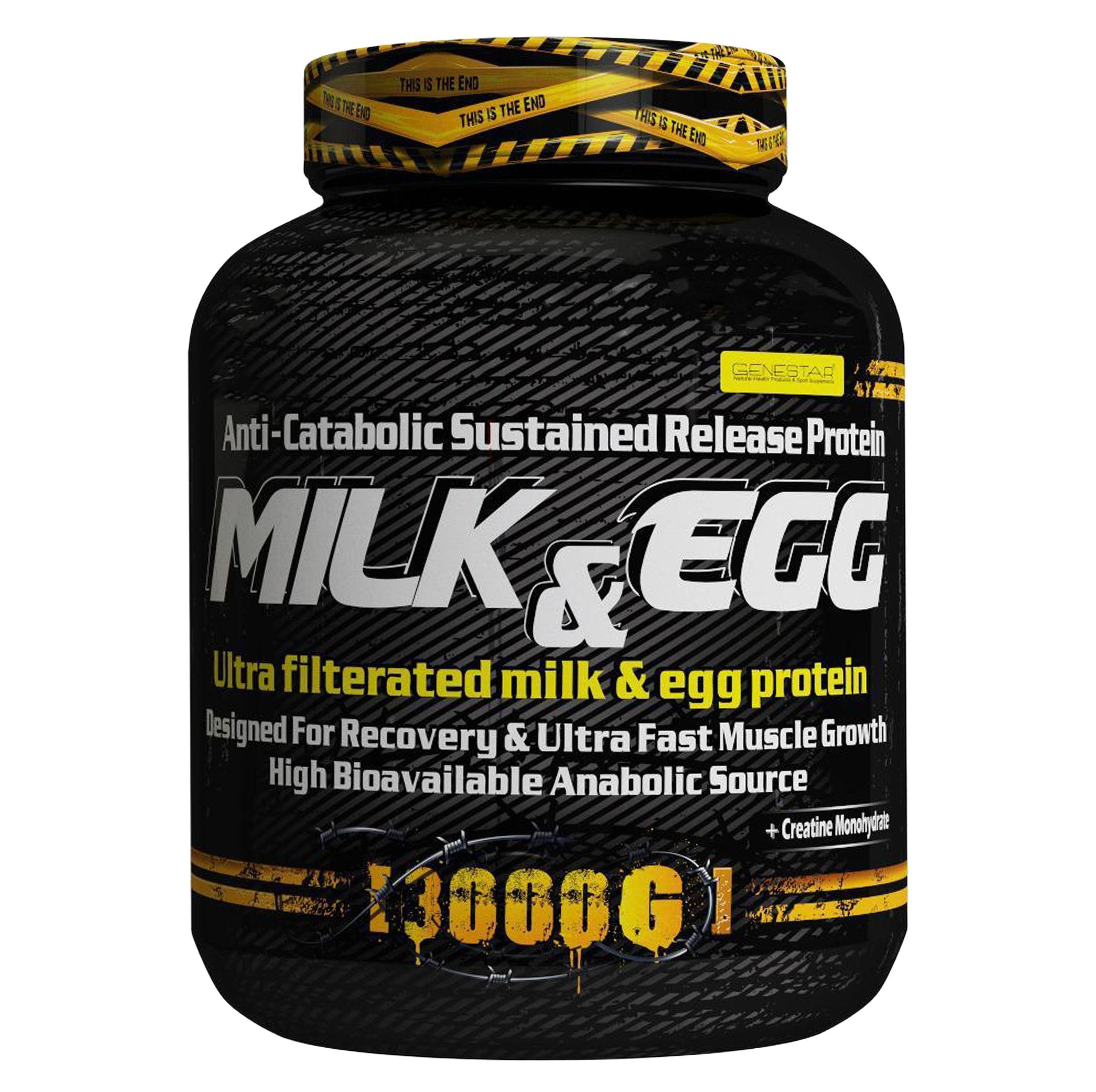پودر میلک اند اگ با طعم دابل شکلات ژن استار - 3000 گرم