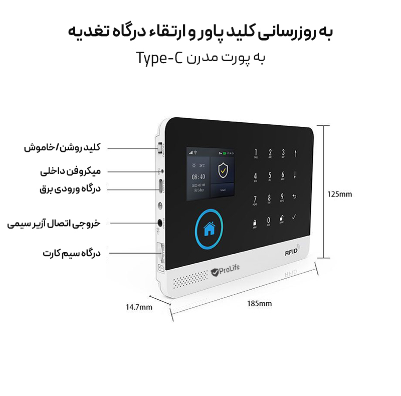 دزدگیر اماکن پرولایف مدل الفا