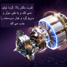جارو شارژی خودرو مدل LT-134