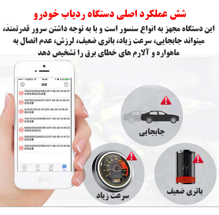 ردیاب خودرو مدل GT23