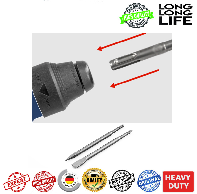 قلم تخریب چهار شیار کد L250 مجموعه دو عددی