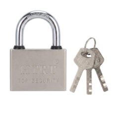 قفل آویز اچ تی آر تی مدل YP-50MM سایز 50 میلی متر به همراه 3 عدد کلید