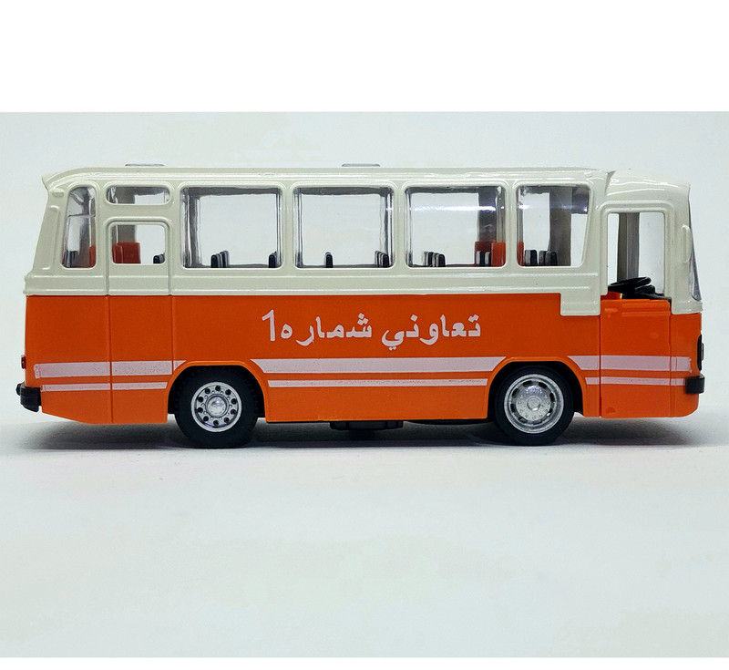 ماشین بازی مدل فلزی اتوبوس طرح بنز قدیم