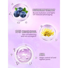 پرایمر صورت شیگلم مدل Good Grip Blueberry مناسب برای پوست چرب حجم 45 میلیلیتر