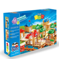 اسباب بازی 62 کلبه جنگلی 62 قطعه TAK TOY WOODLAND COTTAGE 1022