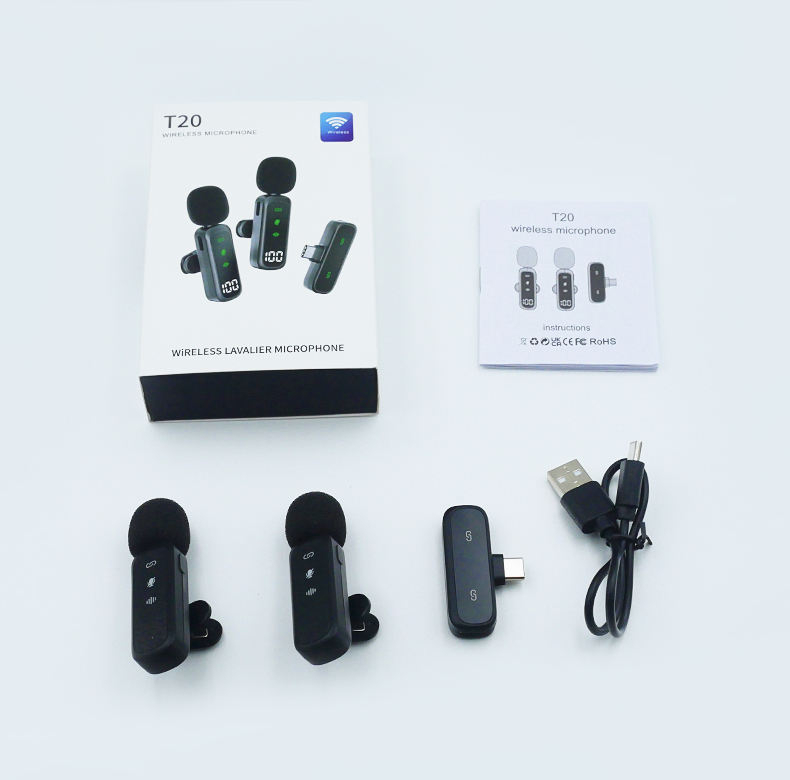 میکروفن بی سیم مدل T40 با درگاه لایتنینگ