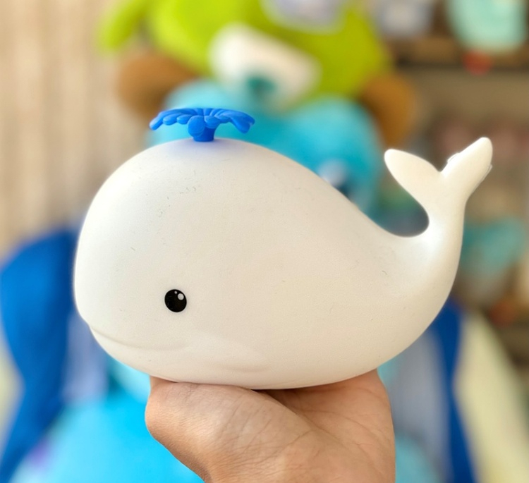 چراغ خواب سیلیکونی دلفین خوشحال
