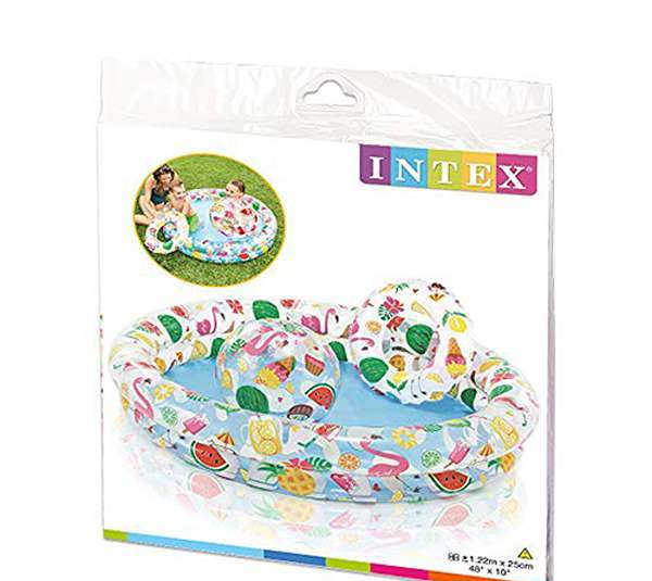 استخر بادی توپ و حلقه اینتکس کد intex 59460