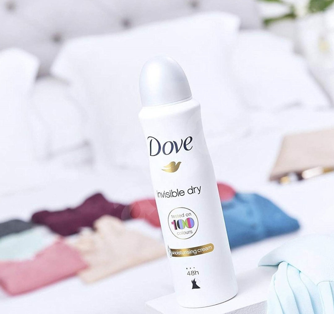 اسپری زنانه داو سری Invisible Dry مدل Clean Touch حجم 250 میلی لیتر