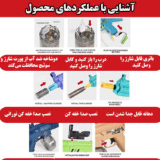 تفنگ آب پاش مدل M416