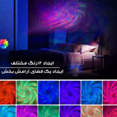 چراغ خواب اتاق کودک مدل فضانورد مینی کد starry sky-12RGB