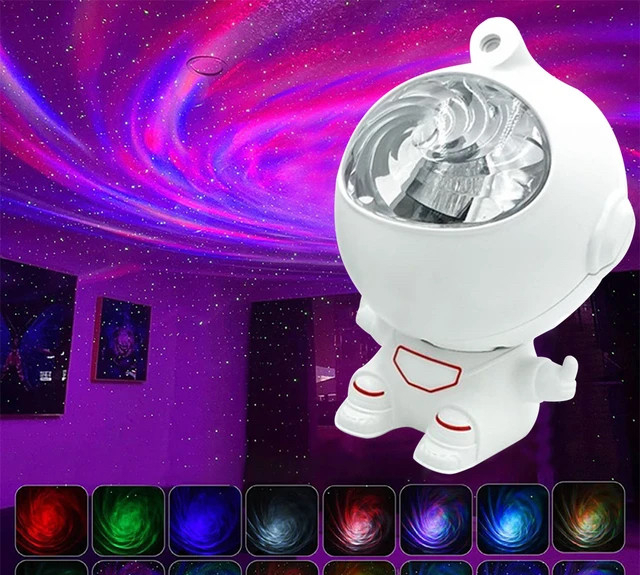 چراغ خواب اتاق کودک مدل فضانورد مینی کد starry sky-12RGB
