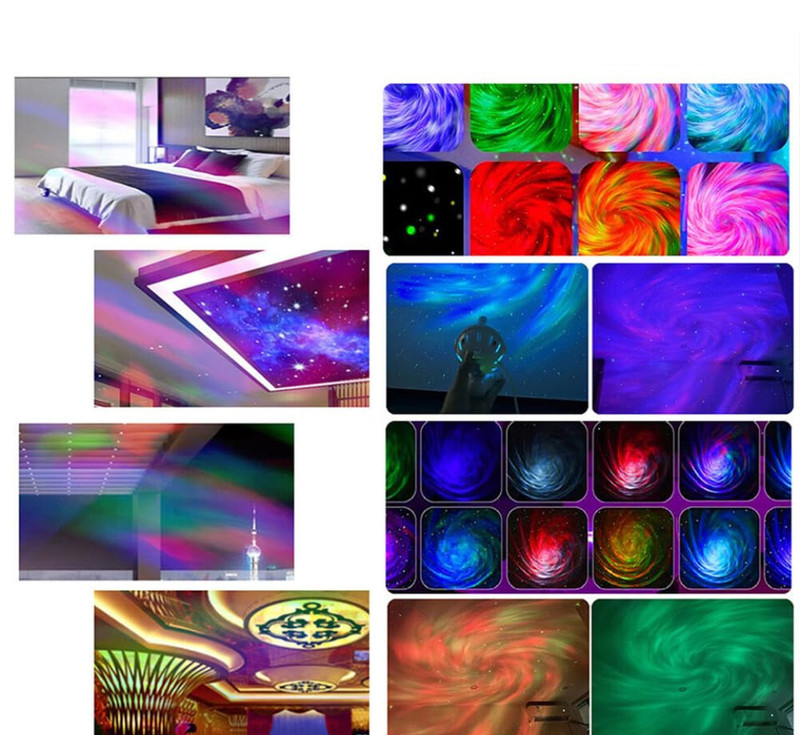 چراغ خواب اتاق کودک مدل فضانورد مینی کد starry sky-12RGB