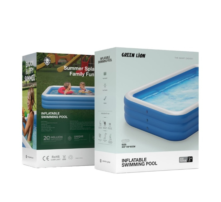 استخر بادی گرین لاین مدل Green Lion Inflatable Big Swimming Pool