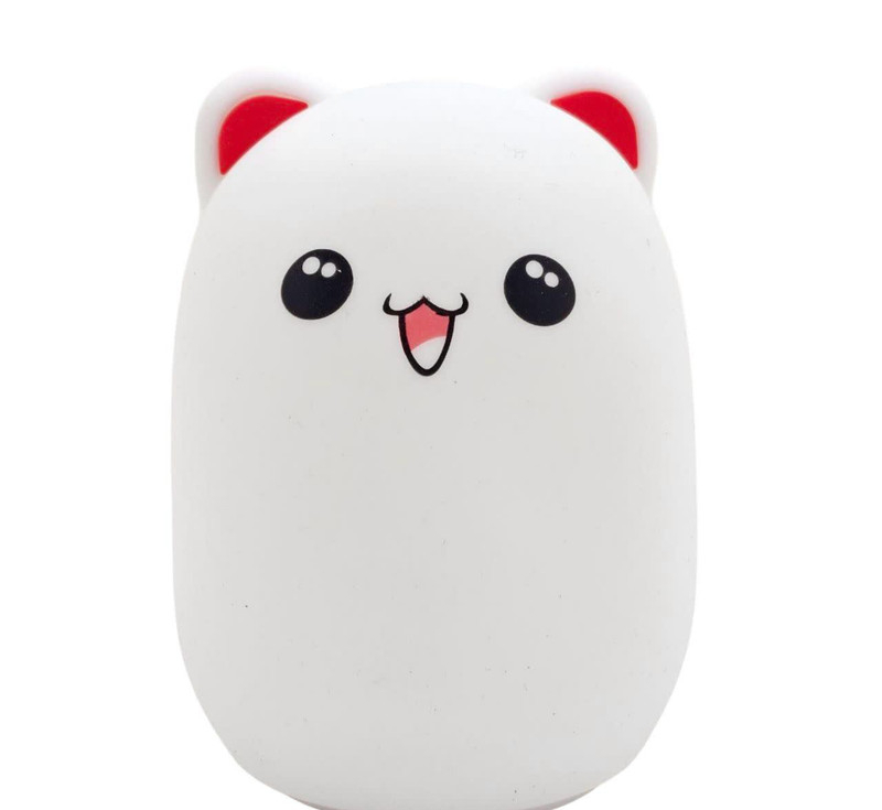 چراغ خواب کودک ناب سل مدل خرس کوچولو شارژی سیلیکونی BUD BEAR SILICONE LAMP
