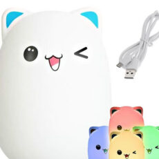 چراغ خواب کودک ناب سل مدل خرس کوچولو شارژی سیلیکونی BUD BEAR SILICONE LAMP
