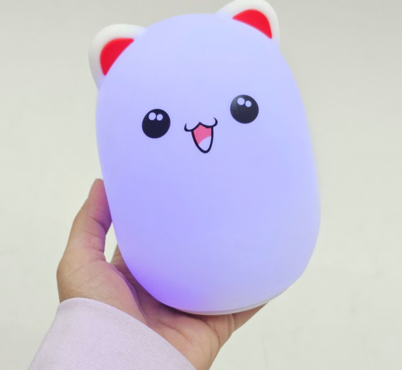 چراغ خواب کودک ناب سل مدل خرس کوچولو شارژی سیلیکونی BUD BEAR SILICONE LAMP