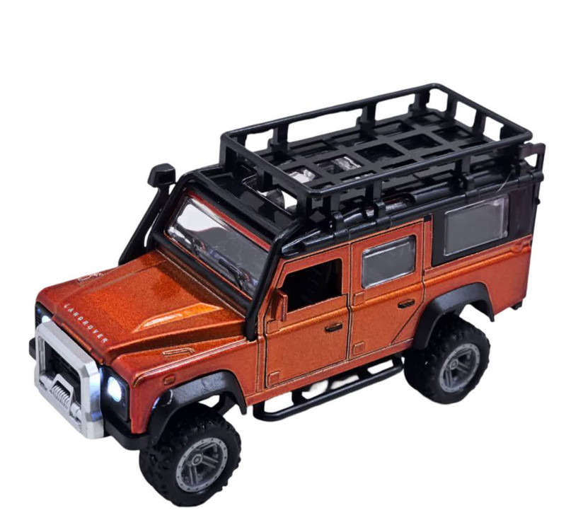 ماشین بازی ناب سل مدل لندروور فلزی چراغدار موزیکال Land Rover CAR with lights and music