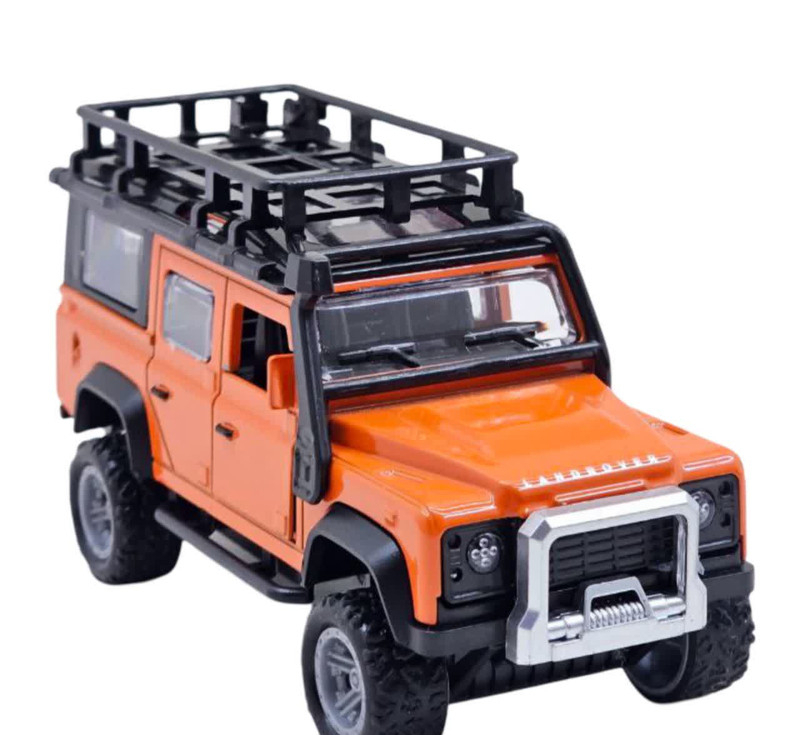 ماشین بازی ناب سل مدل لندروور فلزی چراغدار موزیکال Land Rover CAR with lights and music