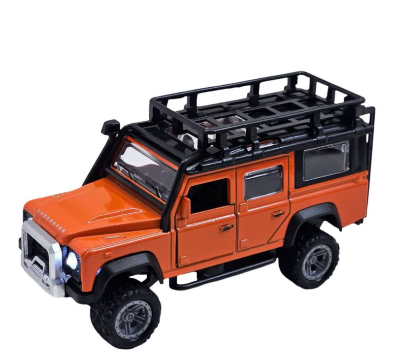 ماشین بازی ناب سل مدل لندروور فلزی چراغدار موزیکال Land Rover CAR with lights and music
