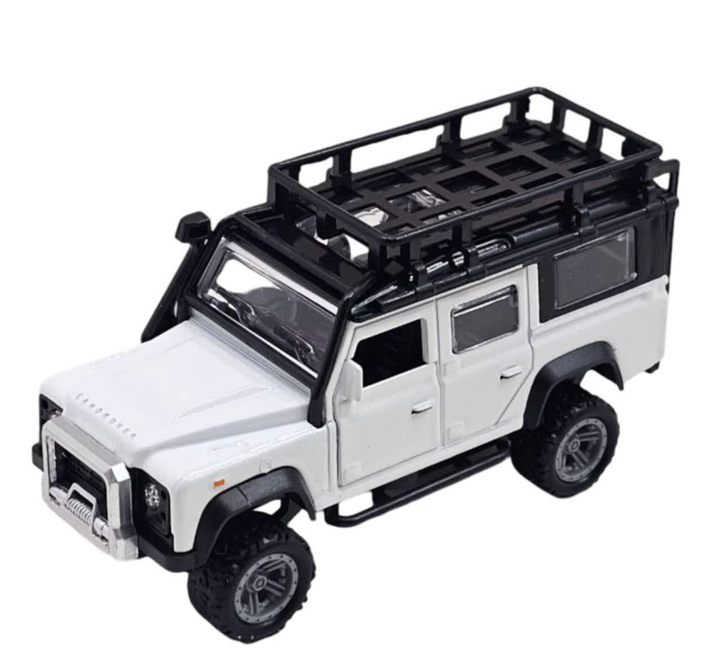 ماشین بازی ناب سل مدل لندروور فلزی چراغدار موزیکال Land Rover CAR with lights and music