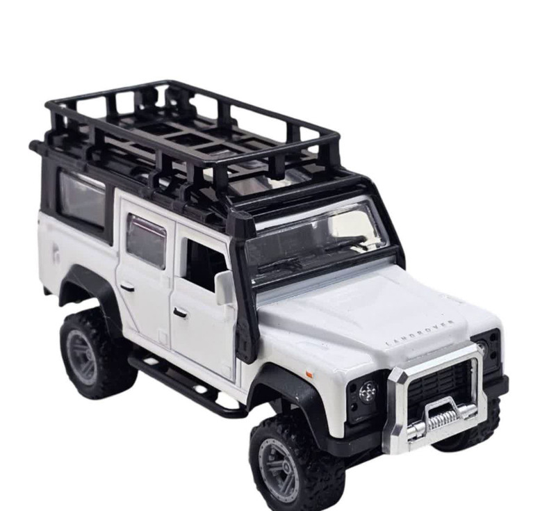 ماشین بازی ناب سل مدل لندروور فلزی چراغدار موزیکال Land Rover CAR with lights and music