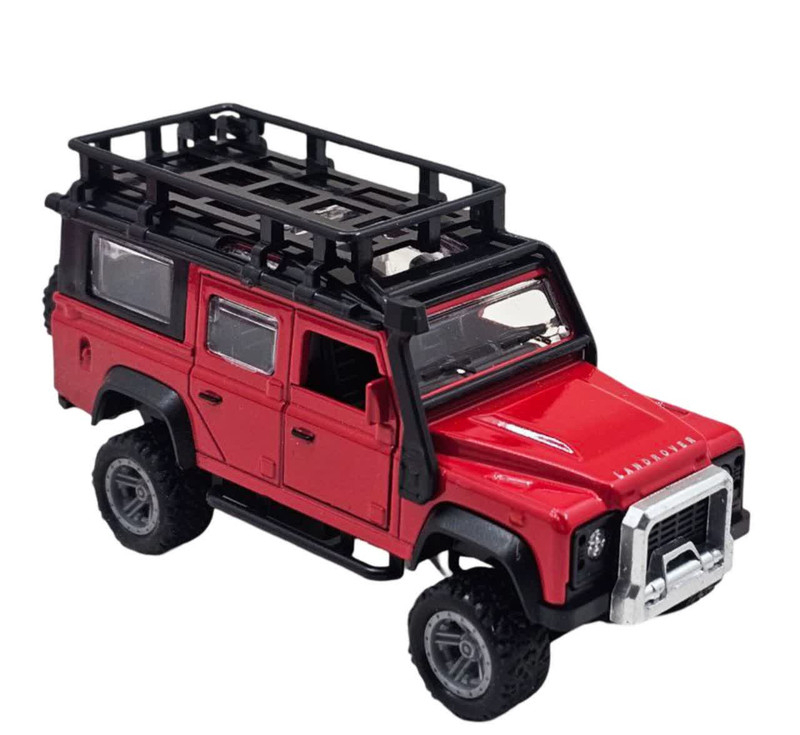 ماشین بازی ناب سل مدل لندروور فلزی چراغدار موزیکال Land Rover CAR with lights and music