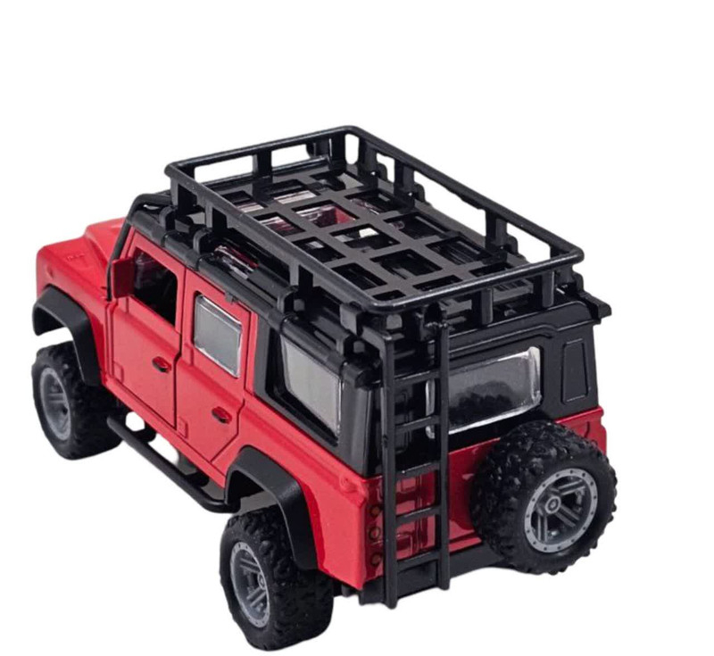 ماشین بازی ناب سل مدل لندروور فلزی چراغدار موزیکال Land Rover CAR with lights and music