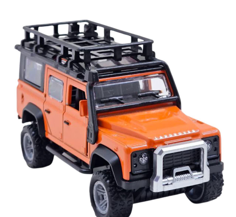 ماشین بازی ناب سل مدل لندروور فلزی چراغدار موزیکال Land Rover CAR with lights and music