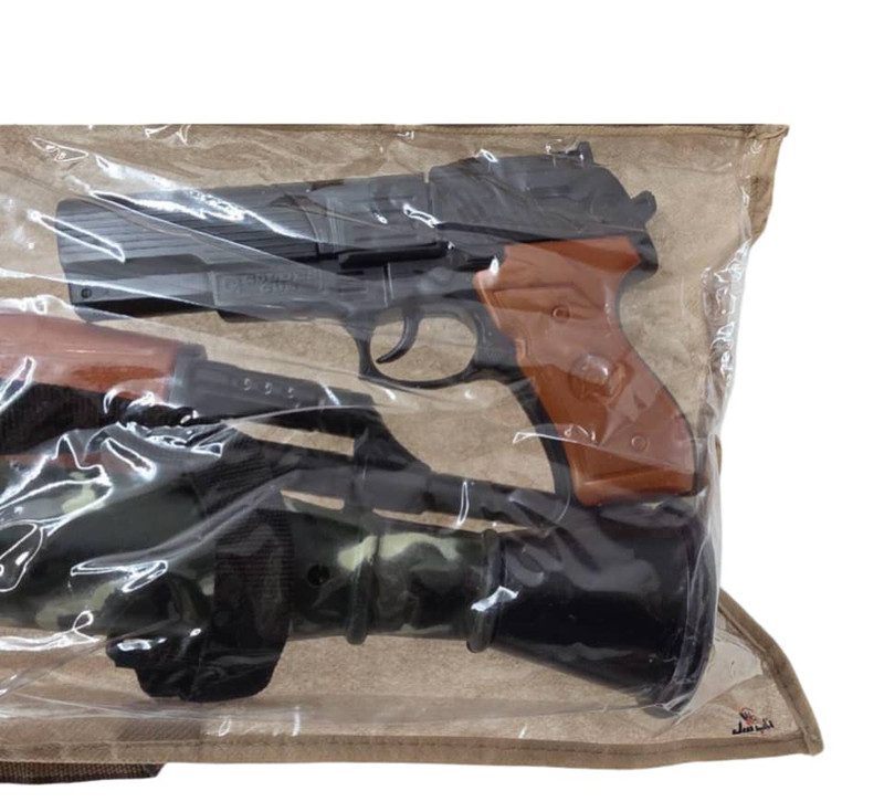 ست تفنگ بازی ناب سل مدل کماندو آر پی جی کلاشینکف کلت RPG AK-47 COLT