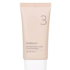 کرم ضد آفتاب رنگی نامبوزین مدل Porcelain Base Skip Tone Up Beige شماره 2 حجم 50 میلی لیتر