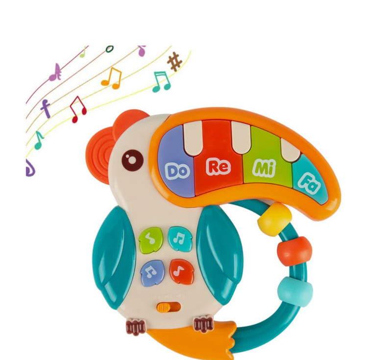 اسباب بازی ناب سل مدل ارگ و جغجغه موزیکال TOUCAN PIANO