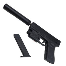 ست تفنگ بازی مدل کلت لیزردار metal p-180