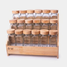 سرویس جای ادویه 18 پارچه گلدن استار DH74 به همراه استند