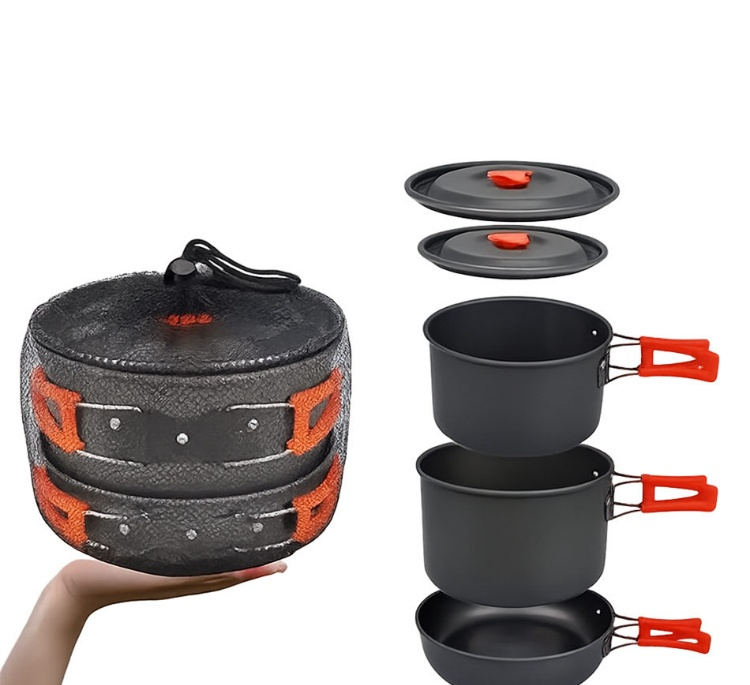 ظروف 5 پارچه کوهنوردی و کمپینگ مدل Tz-300