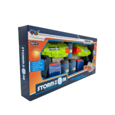اسلحه بازی تیر ابری مدل Strom zone مجموعه 2 عددی