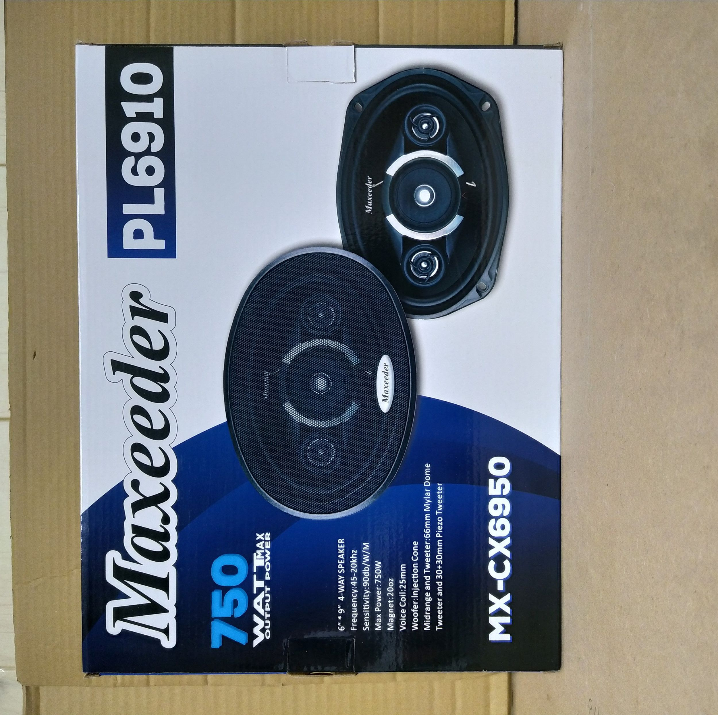 اسپیکر خودرو مکسیدر مدل PL6910 بسته 2 عددی