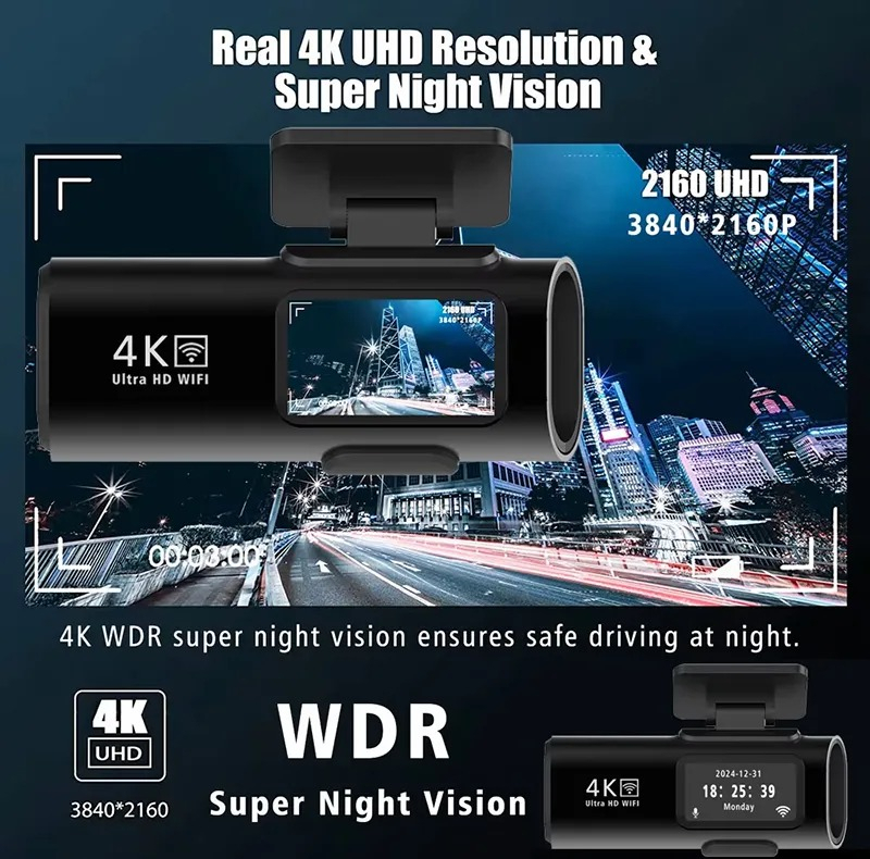 دوربین ثبت وقایع خودرو اتوویژن مدل Autovision 507 به همراه دوربین عقب