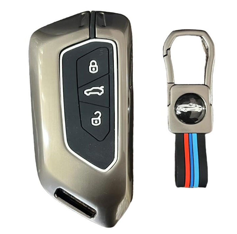 کاور ریموت و سوییچ خودرو چیکال مدل فلزی کد P-775 مناسب برای فولکس واگن ID4