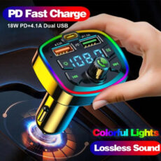 پخش کننده اف ام خودرو مدل Q7 کد فست شارژ طرح PD