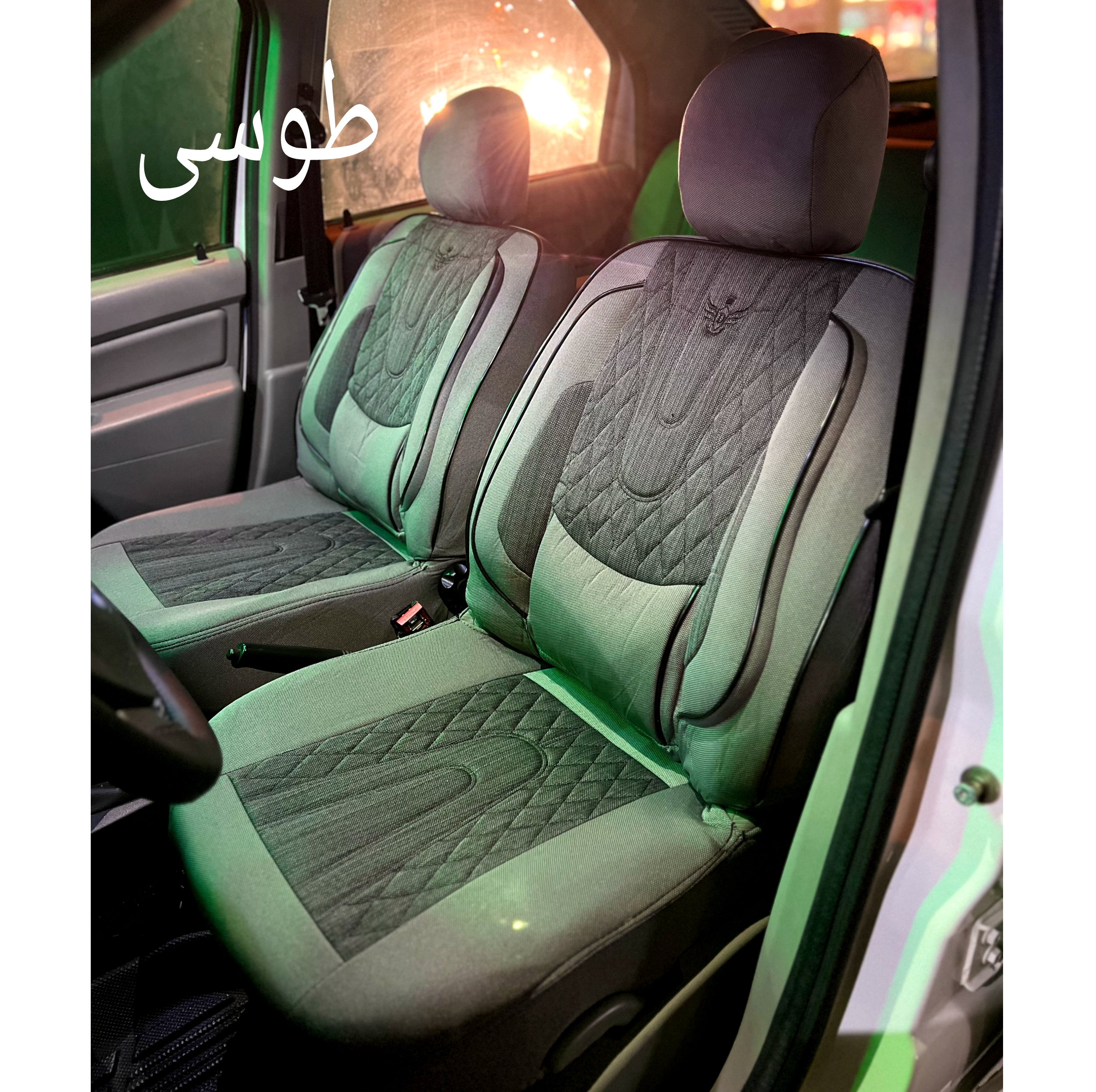 ست کامل روکش صندلی خودرو دیبا روکش امیدی مدل 1328 مناسب برای پژو 405