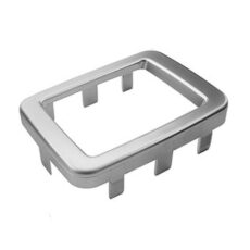 سردنده خودرو چیکال طرح آبکاری کد P-516-510 مناسب برای پژو 206/پژو 207 به همراه قاب دور دنده