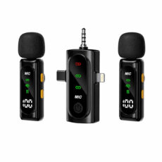 ست میکروفن بی سیم مدل T90pro با درگاه اتصال تایپ سی