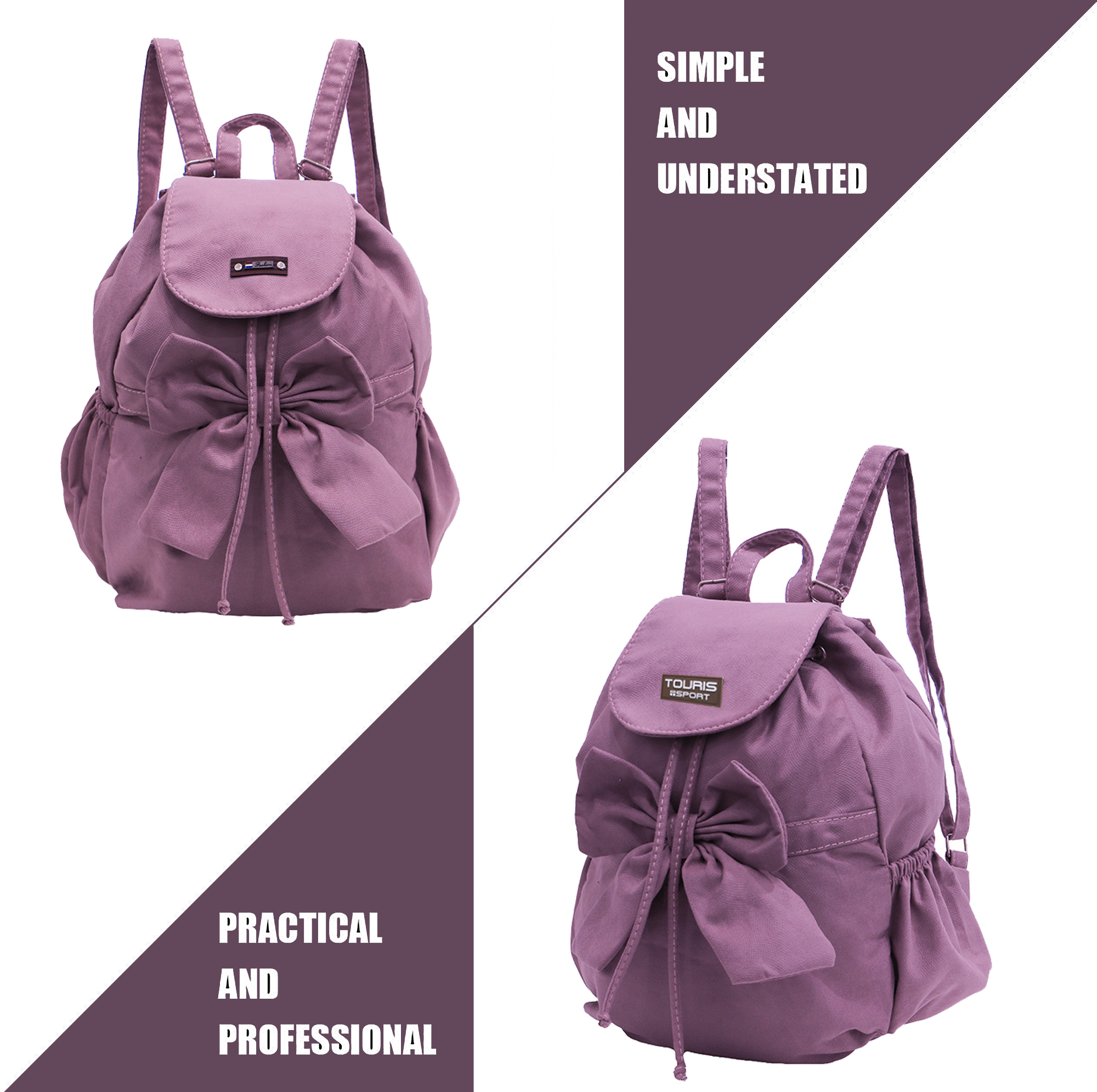 کوله پشتی دخترانه توریث مدل SLS-150029