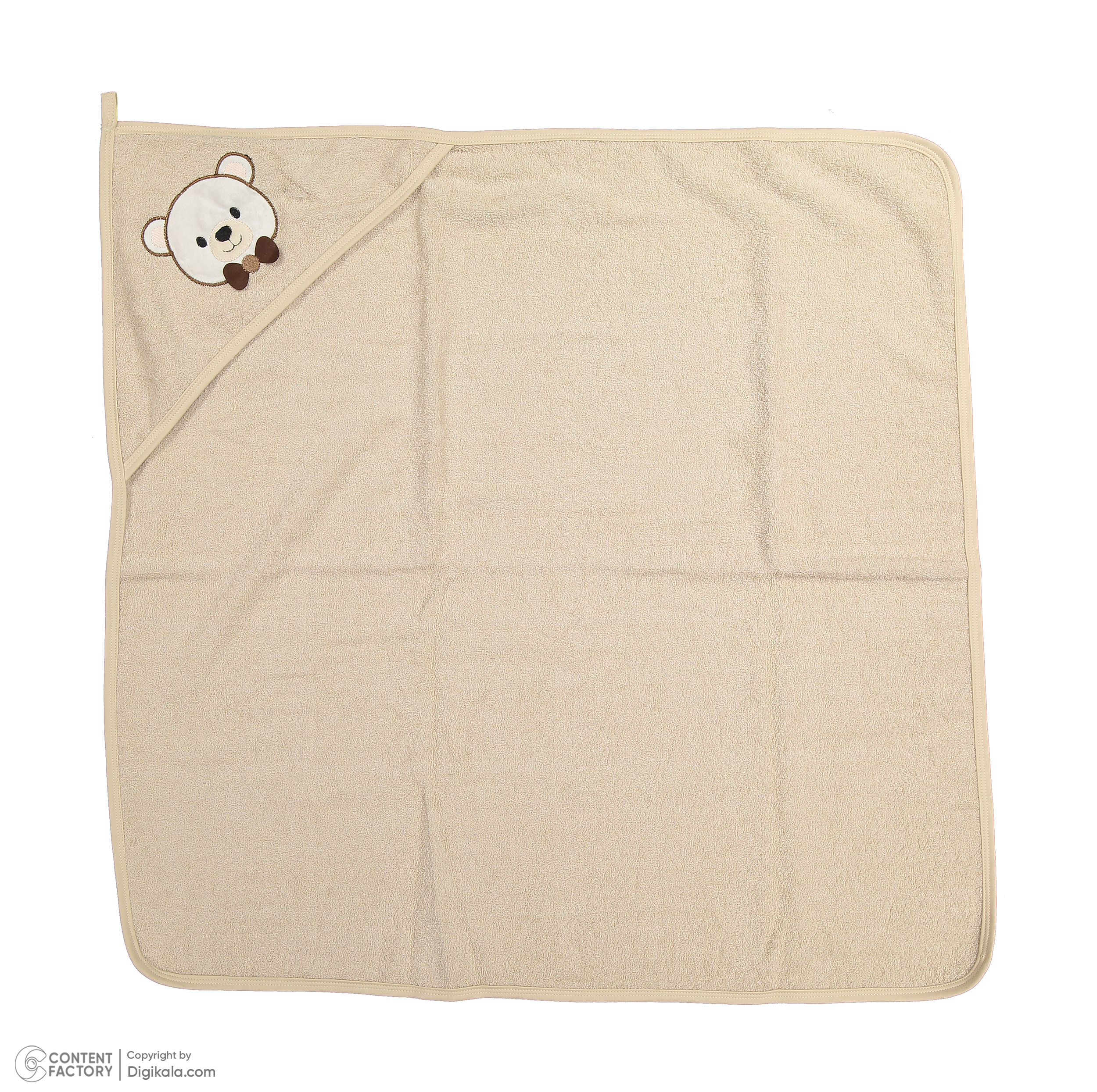 ست حوله حمام نوزاد 5 تکه مادرکر مدل Teddy Bear سایز 85x85x1 سانتیمتر