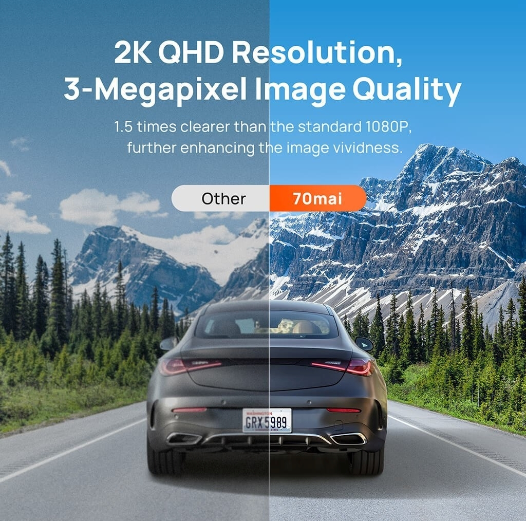 دوربین ثبت قایع خودرو سونتی میریِ مدل 70mai Dash Cam M310
