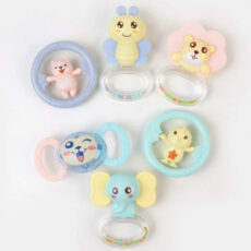 جغجغه ناب سل مدل هانگر مجموعه 6 عددی کد BABY RATTLES  HANGER HAPPY WORLD