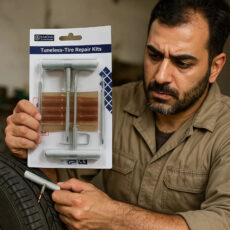 کیت پنچرگیری لاستیک خودرو سیموند مدل YP-015 مجموعه 15 عددی