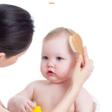 ست شانه و برس کودک هاگی باگی مدل چوبی