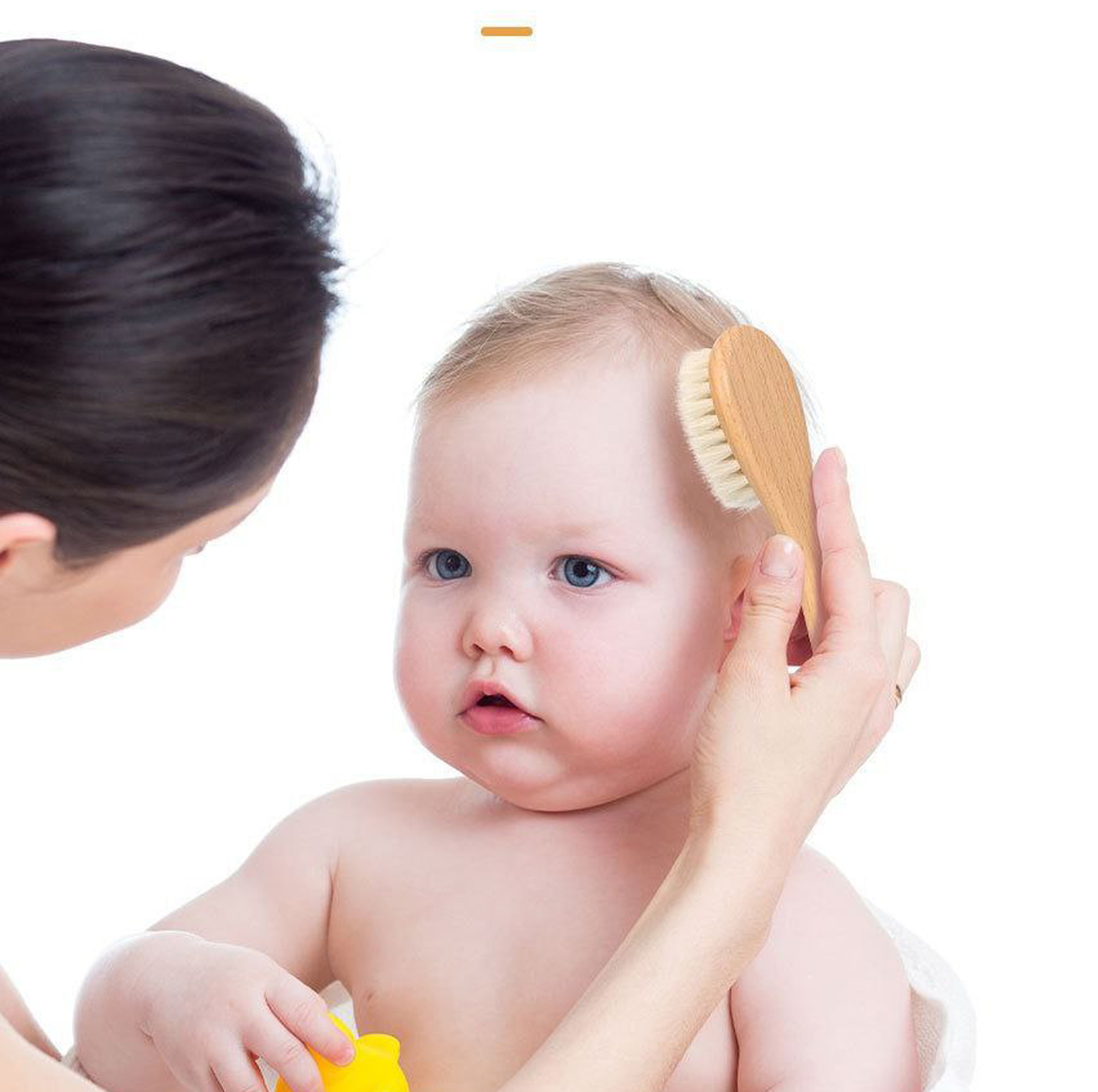 ست شانه و برس کودک هاگی باگی مدل چوبی
